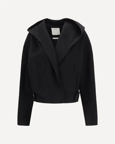 Sportmax Giacca Idoneo In Double Di Pura Lana In Black