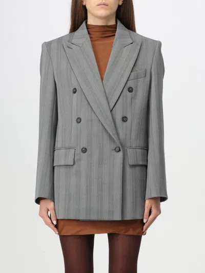 SPORTMAX BLAZER SPORTMAX WOMAN COLOR GREY,G16613020