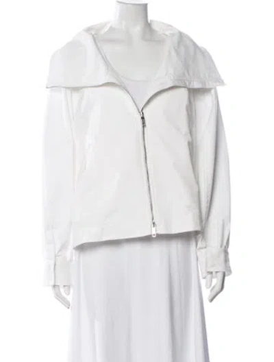 Pre-owned Sportmax Jacket In White