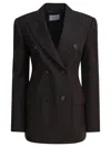 Sportmax Adamo Virgin Wool Blazer In Black