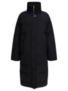 Sportmax Long Anti-drip Down Jacket Jackets And Coats Black In Black