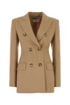 Sportmax Jackets And Vests In Beige O Tan