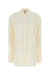 Sportmax 'silk Shirt With Long Sleeves And Collar' In White