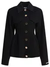 Sportmax Egeo Buttoned Wool Blazer In Black