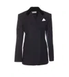 Sportmax Bino Wool Blazer In Blue