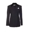 Sportmax Bino Wool Blazer In Blue