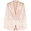 Sportmax Volante Single-breasted Jacket In Pink