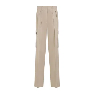 Sportmax Jacopo Cargo Beige Viscose Pants