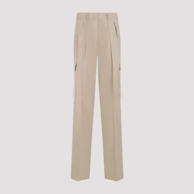 Sportmax Cargo Pants With Multiple Pockets In Beige