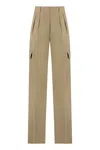 Sportmax Women's Jacopo High-waist Wide-leg Trousers In Beige