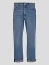 Sportmax Logo Patch Straight Leg Jeans