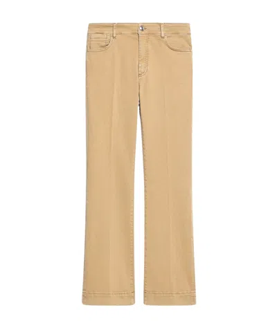 Sportmax Jeans Bell Bottoms In Nude