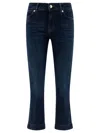 Sportmax Umbria Mini Flare Jeans In Blue