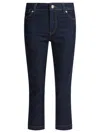 Sportmax Denim Trousers With Back Pockets And Contrast Stitching In Blue