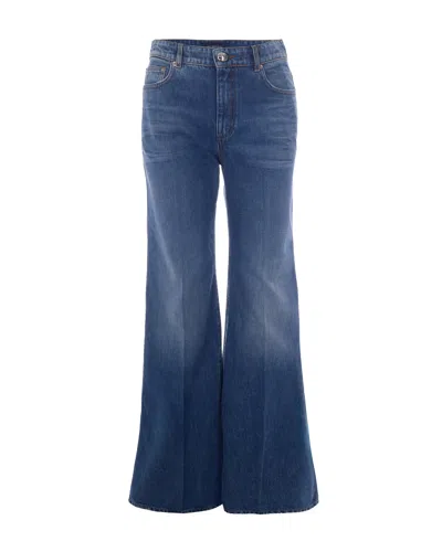 Sportmax Jeans Meandro Blu Medio Vintage In Blue