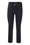 Sportmax Record - Perfect Fit Flared Trousers In Navy