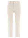 Sportmax Nilly Mini Flare Jeans In White
