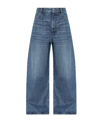 Sportmax Jeans With Belt Loops In Blue