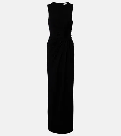 Sportmax Jersey Maxi Dress In Black