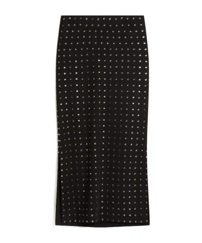 SPORTMAX SPORTMAX NOME ALL-OVER EMBELLISHED MIDI SKIRT