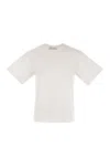 Sportmax Kabul - T-shirt Boxy In Cotone In White