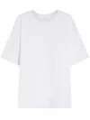 Sportmax Kabul - T-shirt Boxy In Cotone In White