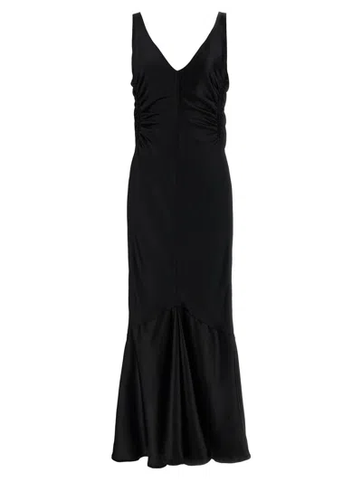 Sportmax Woman Maxi Dress Black Size 10 Polyester