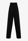 Sportmax Keins 12 Pants In Wool In Black