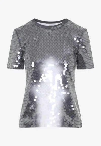 SPORTMAX KIBBUTZ SEQUINED T-SHIRT