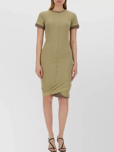 Sportmax Knee-length Dress Featuring Contrast Trim In Multi