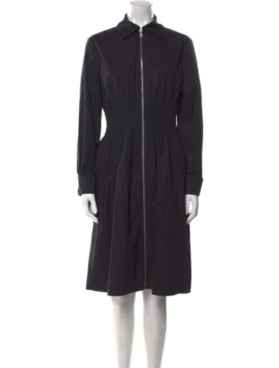 Pre-owned Sportmax Knee-length Dress In Blue