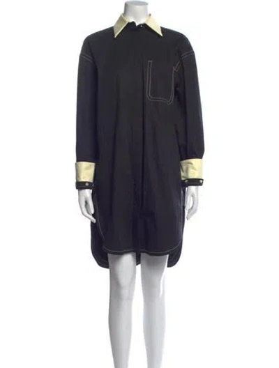 Pre-owned Sportmax Knee-length Dress In Blue