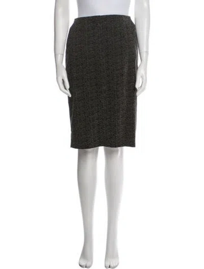 Pre-owned Sportmax Knee-length Skirt In Black