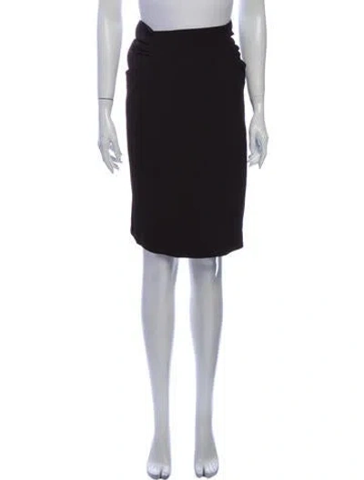 Pre-owned Sportmax Knee-length Skirt In Black