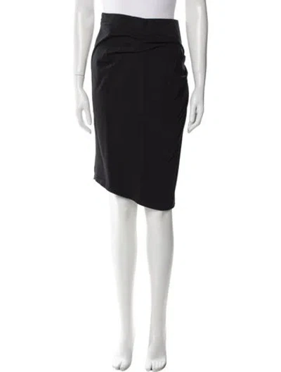 Pre-owned Sportmax Knee-length Skirt In Black