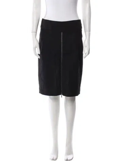 Pre-owned Sportmax Knee-length Skirt In Black