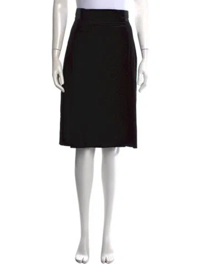 Pre-owned Sportmax Knee-length Skirt In Black
