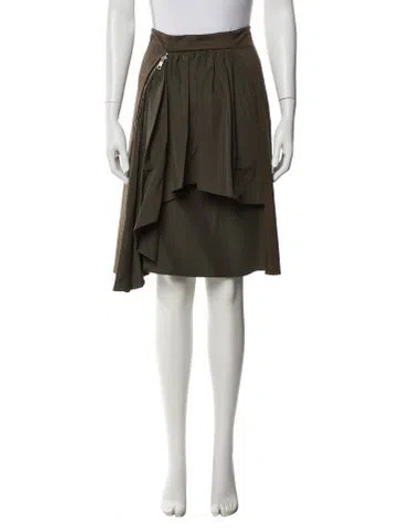 Pre-owned Sportmax Knee-length Skirt In Green