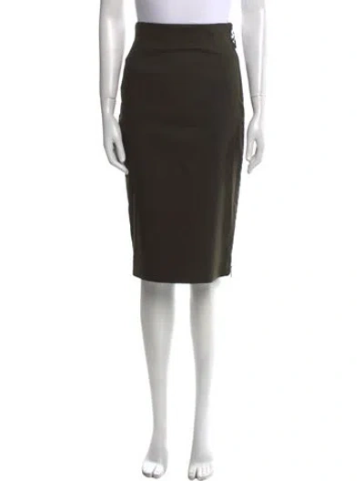 Pre-owned Sportmax Knee-length Skirt In Green
