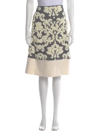 Pre-owned Sportmax Knee-length Skirt In Neutral