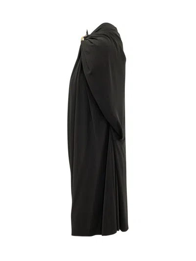Sportmax Knit Gown In Nero