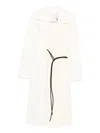 Sportmax Double-faced Robe Coat Clothing In Neutral