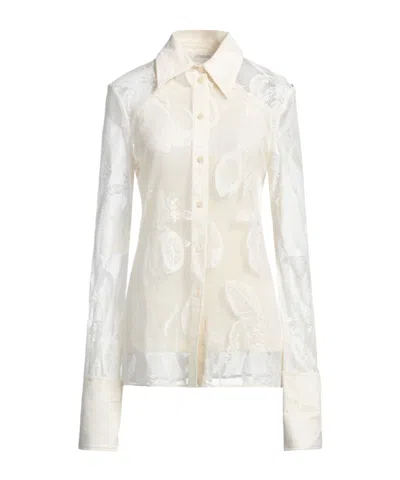 Sportmax Lace Shirt In White