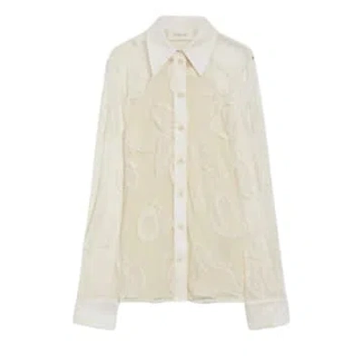 Sportmax Lace Shirt In White