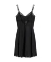 Sportmax Lace Suspender Dress In Black