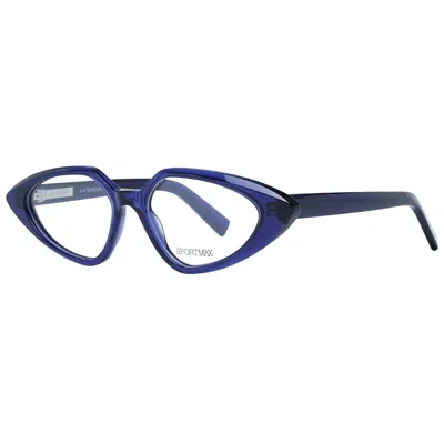 Sportmax Ladies' Spectacle Frame  Sm5001 52090 Gbby2 In Blue