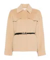 Sportmax Lapel Long-sleeved Suit Jacket In Brown