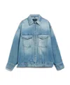 Sportmax Blue Gatti Denim Jacket In Blue