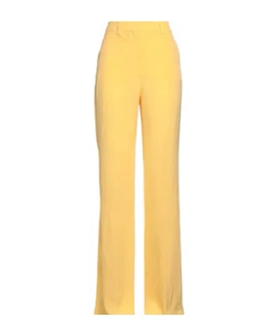 Sportmax Large-sized Casual Pants With Multiple Pockets In Yellow
