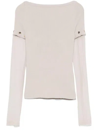 SPORTMAX SPORTMAX LAYERED CREWNECK SWEATER
